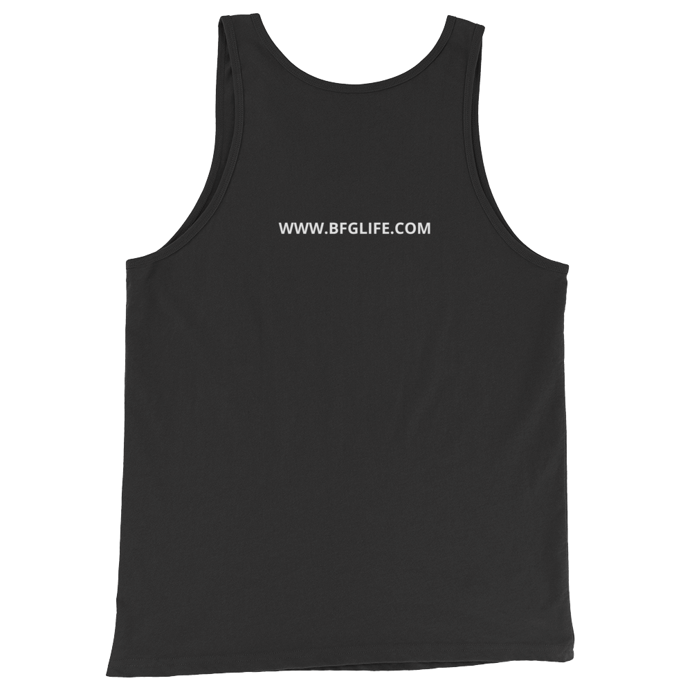 Mens Black Hashtag Gym Tank